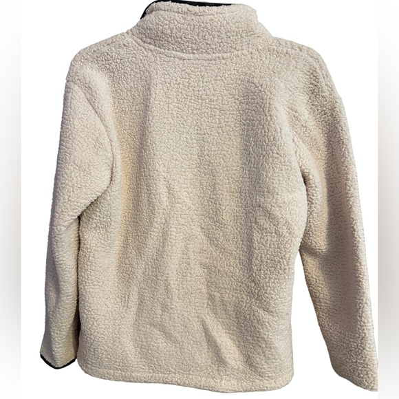 Victorias Secret PINK White/Cream Sherpa Jacket Size S - Picture 2 of 4